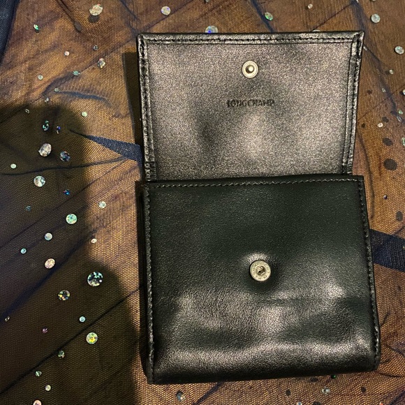 LONGCHAMP VTG MINI LEATHER SLIM Wallet GORG RARE - Picture 7 of 10